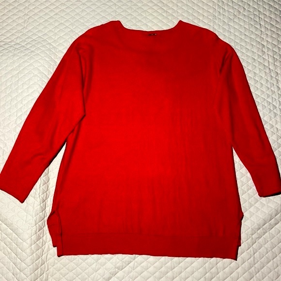 MICHAEL Michael KORS True Red Tunic Sweater. Large. - Picture 2 of 8